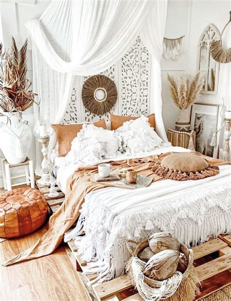 10 conseils de style pour votre chambre Boho | Aesthetic bedroom, Room inspiration bedroom ...