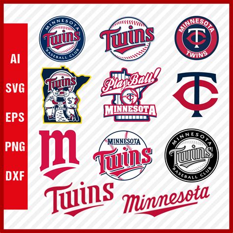 Minnesota Twins Logo, Minnesota Twins Svg Cut Files, Layered - Inspire Uplift