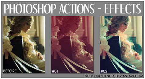 Photoshop Actions - Effects by fluorescencia on DeviantArt
