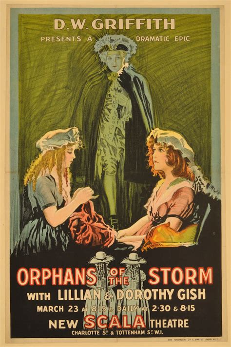 ORPHANS OF THE STORM (1921) British Double Crown Poster | SilentCinema.com