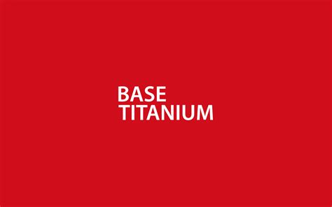 Base Titanium brand :: Behance