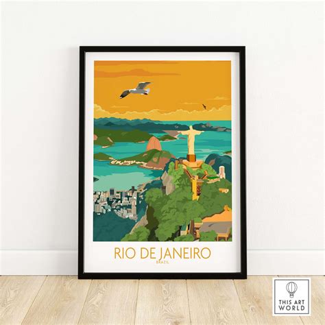 Rio Brazil Poster - Rio Travel Poster Prints | This Art World