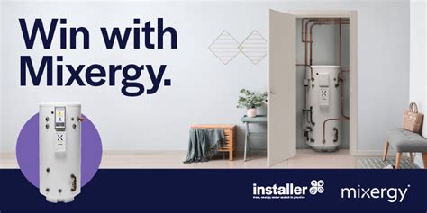 Win a Mixergy smart hot water cylinder - Installer Online