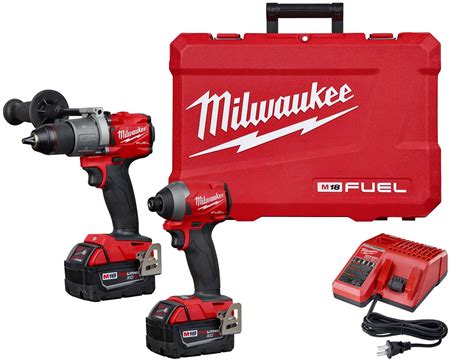 Milwaukee Tool 2997-22 Milwaukee M18 FUEL 2-Tool Hammer Drill and ...