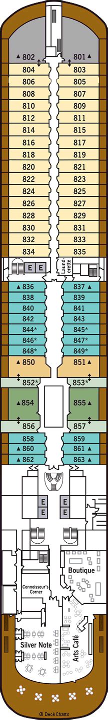 Silversea Silver Spirit Deck Plans: Ship Layout, Staterooms & Map ...