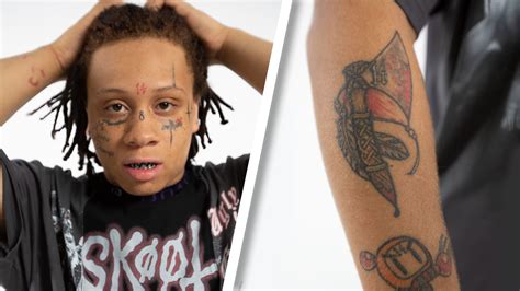 Watch Trippie Redd Breaks Down His Tattoos | Tattoo Tour | GQ