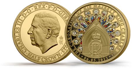 The Coronation of King Charles III Coin Layered in Fairmined Gold ...