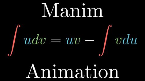 Integration By Parts | Python Animation With Manim - YouTube