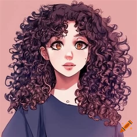 How To Draw Curly Anime Hair For Girls