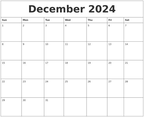 december 2024 calendar free blank printable with holidays - december ...