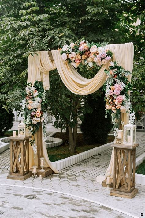 rustic vintage floral wedding ceremony decoration ideas Used Wedding ...