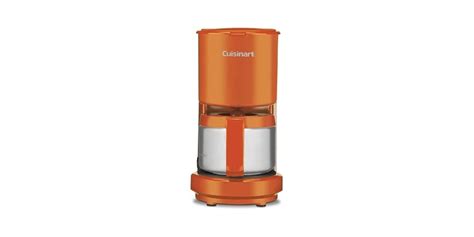 Cuisinart 4 Cup Coffee Maker, Orange