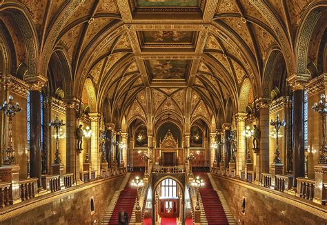 #Gold Hungarian Parliament Interior | Houses of parliament, Budapest ...