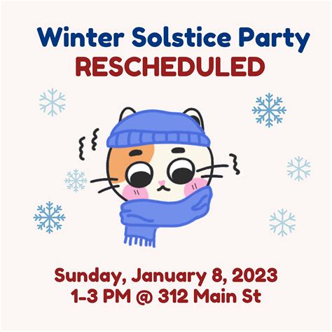 Winter Solstice Celebration Party - RESCHEDULED to January 8, 2023