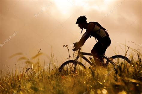 Mountainbike man outdoors — Stock Photo © Daxiao_Productions #11356014