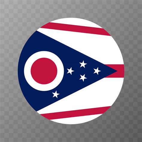 Ohio state flag. Vector illustration. 11897919 Vector Art at Vecteezy