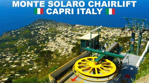 MONTE SOLARO CHAIRLIFT CAPRI ITALY - YouTube