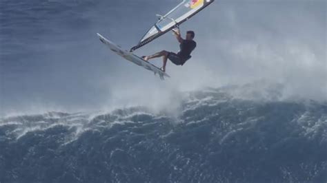 Watch a Pro Windsurfer Beast Big Waves