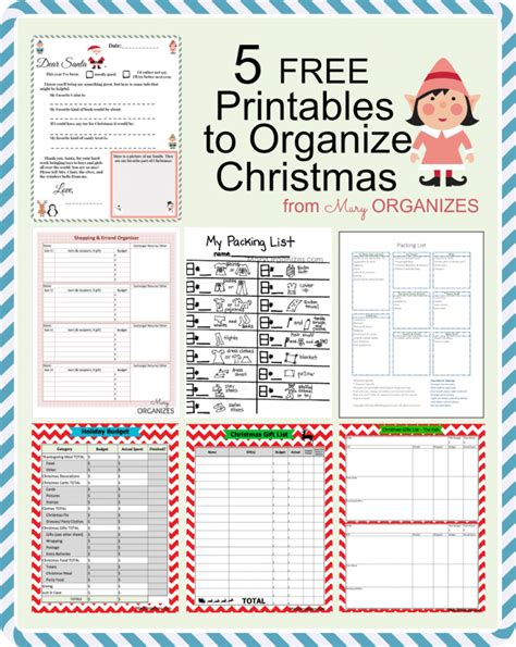 Christmas Planner Free Printables - The Scrap Shoppe