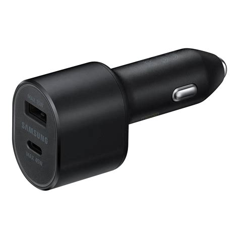 Samsung Dual Car Charger EP-L5300 car power adapter - USB, USB-C - 45 ...