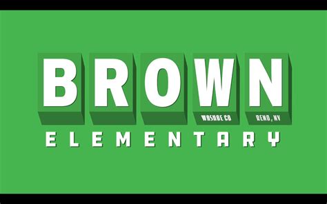 Brown Elementary School Logo Animation - Arborglyph Video Production