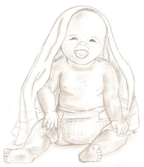 Baby pencil drawing by AidanAsha on DeviantArt