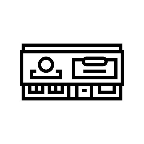 concession shop line icon vector illustration 22813081 Vector Art at ...