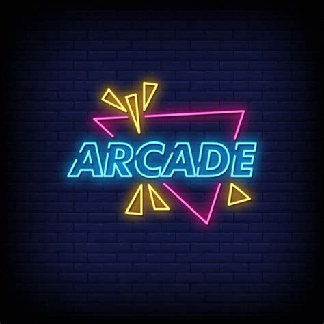 Arcade Neon Sign47 inch / 120 cm. | Letrero de neón, Arcade, Vector