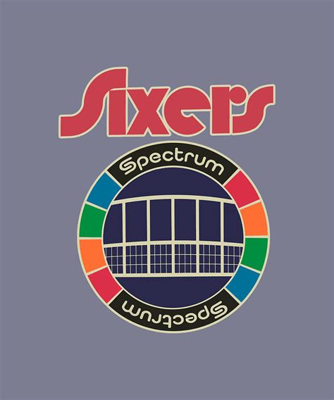 Sixers Spectrum Logo retro vintage Painting by Green Holmes | Pixels