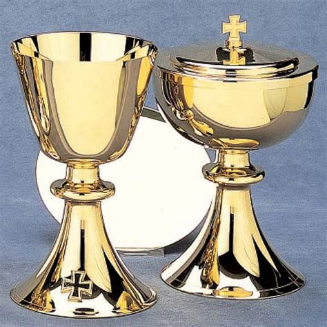 Church Sanctuary Communion Chalice & Paten - St. Andrew's Book, Gift ...