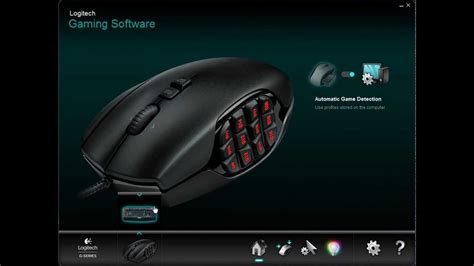 Logitech G600 MMO Gaming Mouse Software / Drivers - YouTube