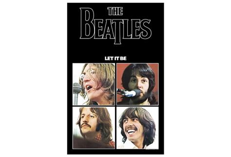 The Beatles - Let It Be Printed Textile Poster