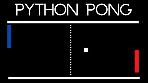 Python Pygame: Pong - YouTube