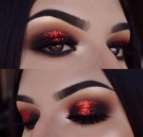 Pin by Melissa Bryant on Makeup Looks | Red eye makeup, Red makeup ...