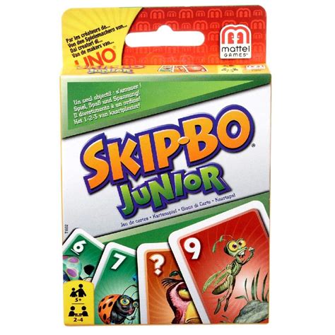 Mattel Games Skip-Bo Junior Card Game, standard, T1882- Buy Online in United Arab Emirates at ...
