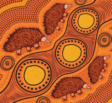 Aboriginal Echidna Painting Vectors - Download 4 Royalty-Free Graphics ...