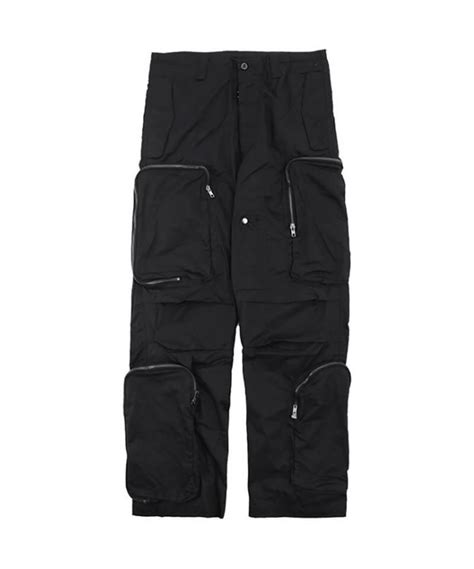 Four Pockets Cargo Pants - Black | Urkoolwear