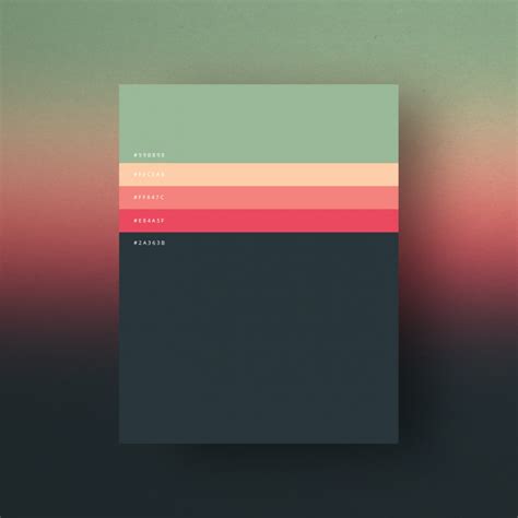 Minimalist Color Palettes 2015, los carteles minimalistas de Dumma Branding Agency | Flat color ...