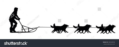 Dog Sled Drawing Royalty-Free Images, Stock Photos & Pictures | Shutterstock