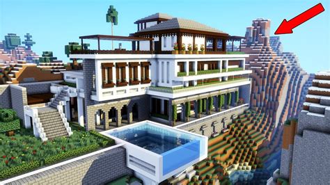 Modern House Mansion In Minecraft - Minecraft Land