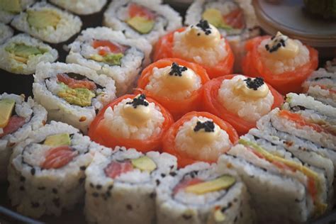 View Of A Sushi Platter Free Stock Photo - Public Domain Pictures