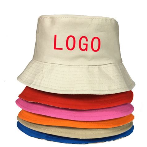 Custom Bucket Hats Small Order 10pcs OEM Embroidered Printed Logo 100% Cotton Good Quality Hat ...