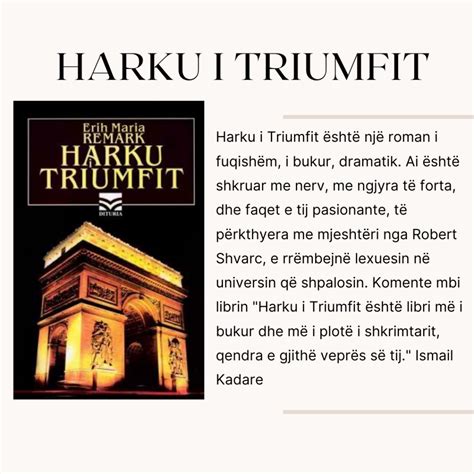 Arch of Triumph - Booksinsta