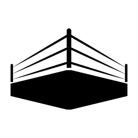 Premium Vector | Boxing ring icon vector