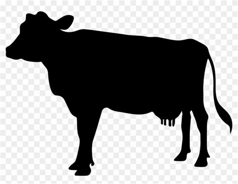 Cows Clipart Shadow Cow Silhouette Png Free Transparent Clipart | My ...