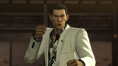 Black and White Floral Outfits For Kiryu at Yakuza 0 Nexus - Mods and community