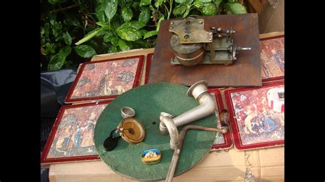 Gramophone Parts Vintage Gramophone Swiss Motor , Sound Box , & wind Hand - YouTube