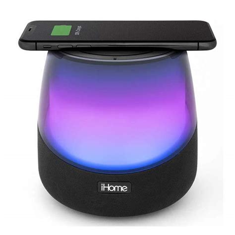 iHome iBTW750 Color Changing Bluetooth Speaker with Wireless Charging ...