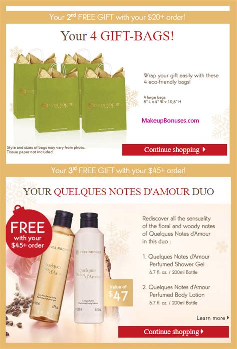 Yves Rocher Discount PLUS Free Bonus - Makeup Bonuses