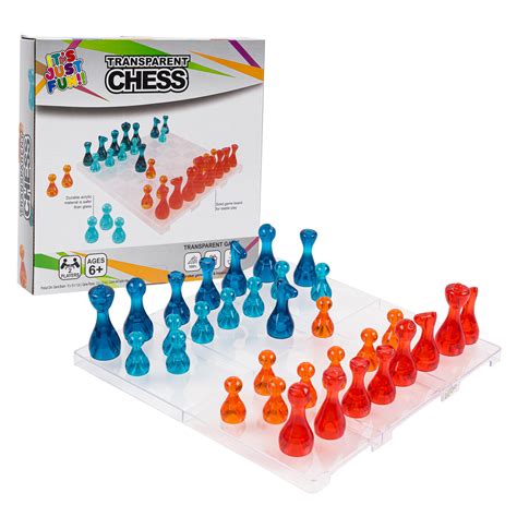 Transparent Chess, 2 Player Strategy Board Games, Ages 6+ - Walmart.com